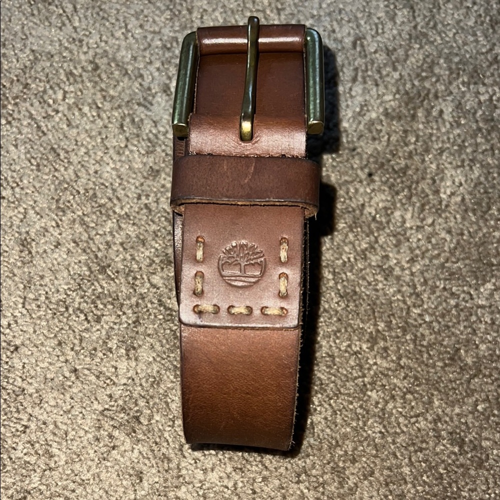 Timberland Brown Leather Belt